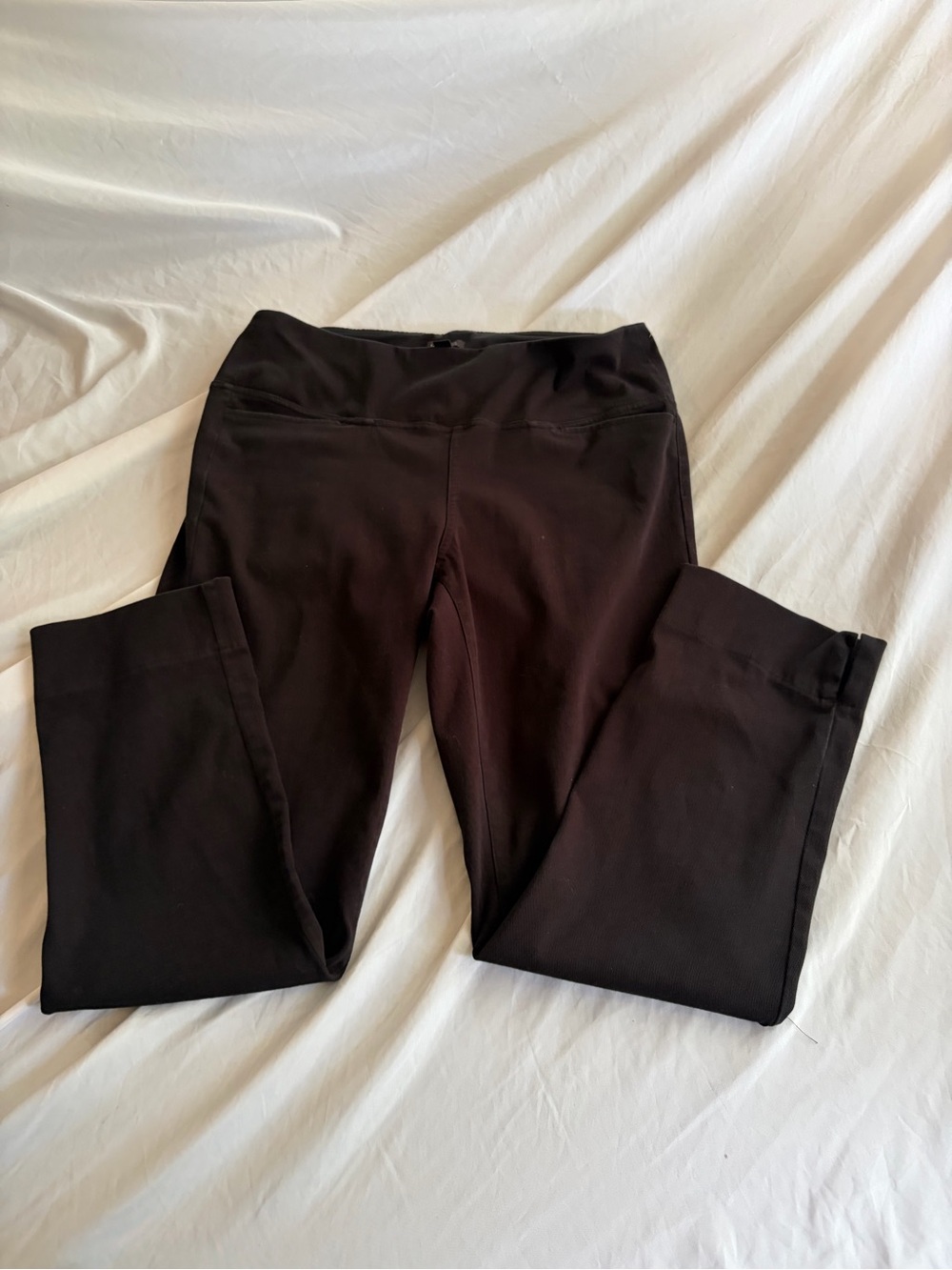 J. Jill Women's Elastic Waist Pants with Zip Ankle Pockets Size M